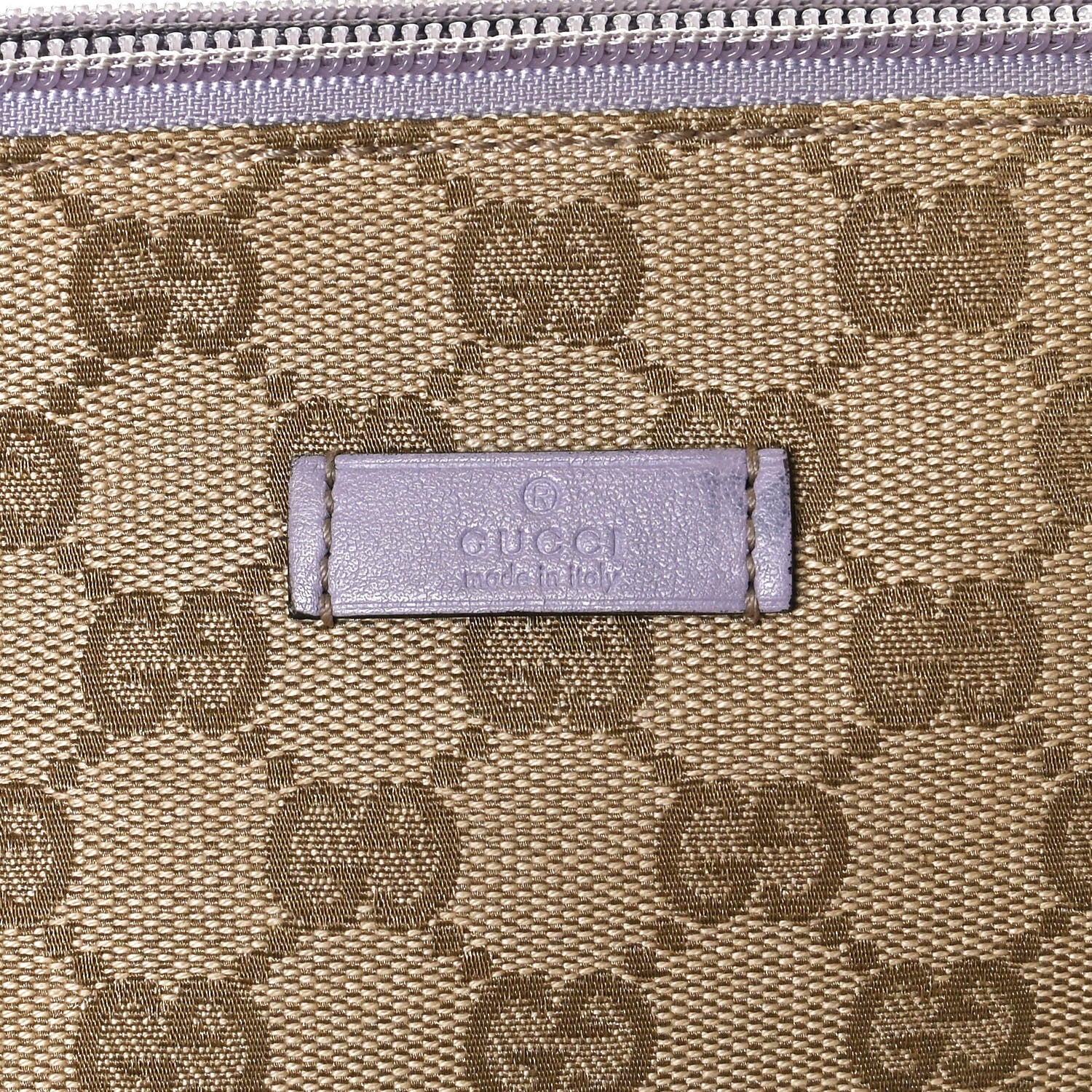 Gucci Monogram Pretty Boat Pochette Lilac 7 of 13