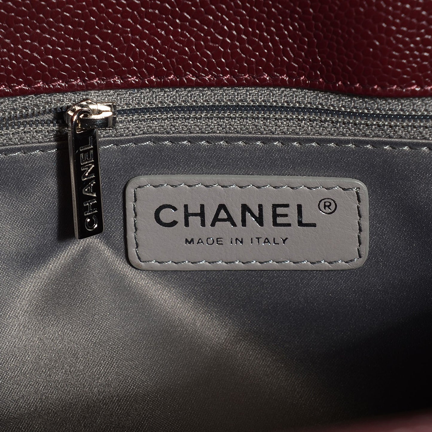 Caviar Quilted Grand Shopping Tote GST Bordeaux