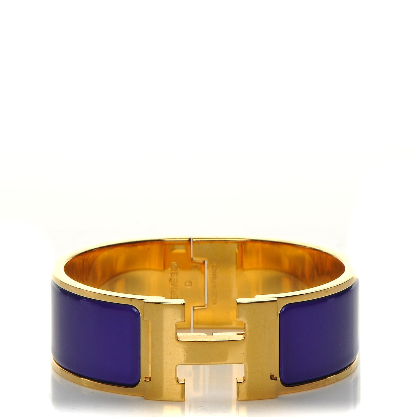 Enamel Wide Clic Clac H Bracelet PM Iris