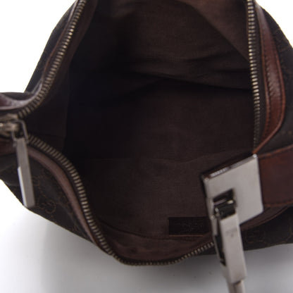 Gucci Monogram Medium Hobo Brown 5 of 10