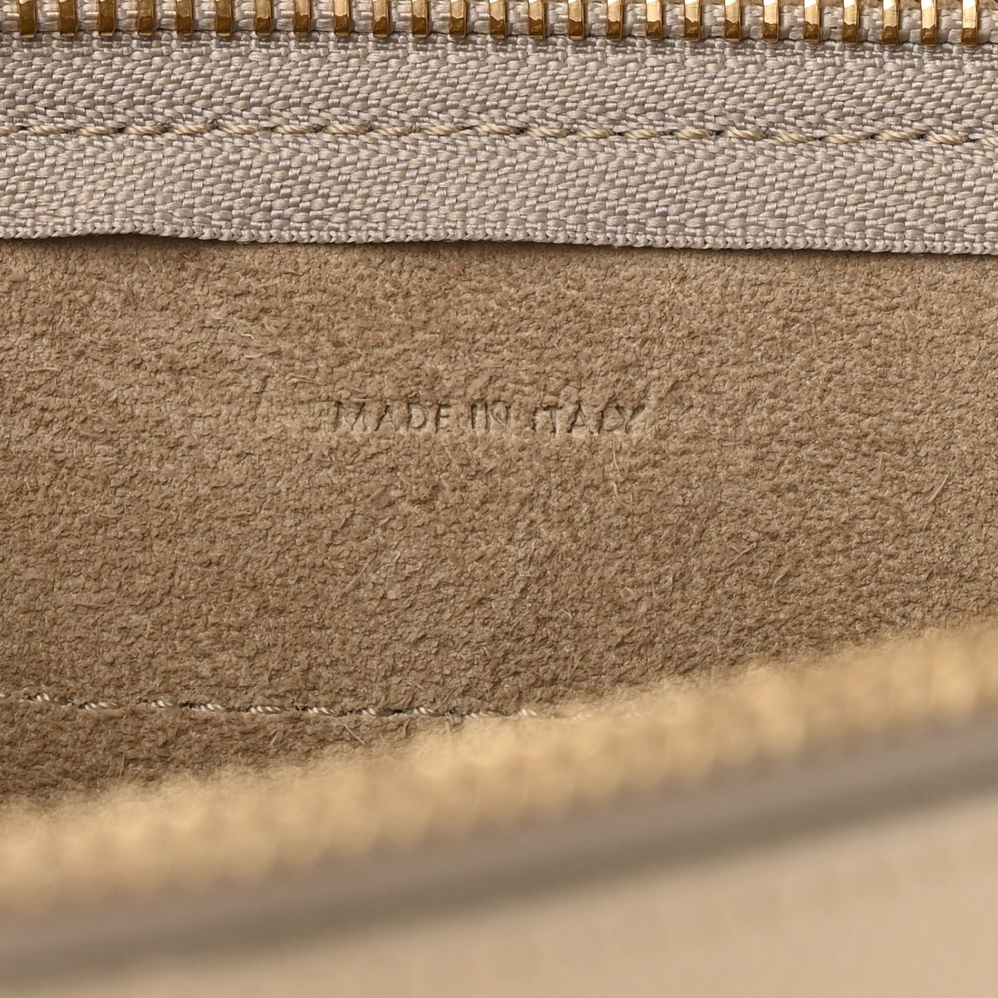 Grained Calfskin Nano Belt Bag Light Taupe