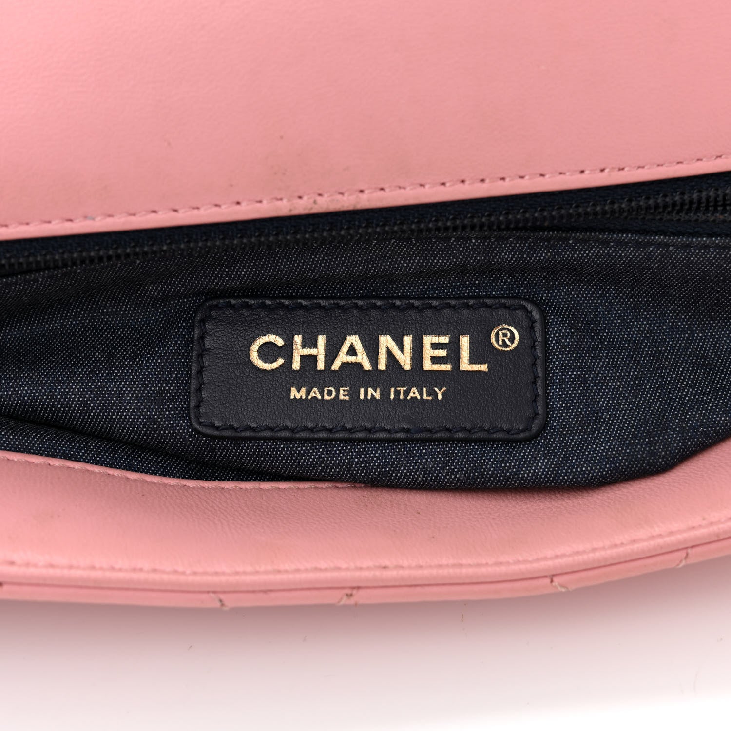 Chanel Lambskin Quilted Resin Bi-Color Chain Flap Bag Pink 6 of 13