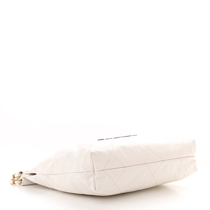 Chanel Calfskin Quilted Small Chanel 22 White 5 of 11
