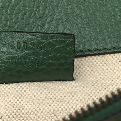 Gucci Pebbled Calfskin Small Dionysus Shoulder Bag Emerald 7 of 12
