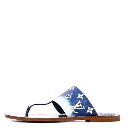 Louis Vuitton Monogram Escale Palma Sandals 39 Blue 1 of 8