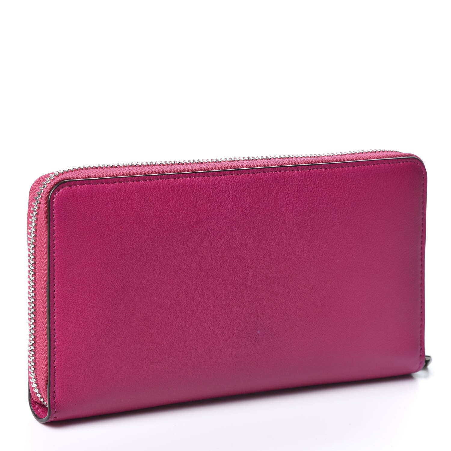 Givenchy Lambskin Logo Zip Around Wallet Fuchsia 2 of 8