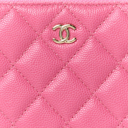 Chanel Caviar Quilted Small Cosmetic Case Pink 8 of 11