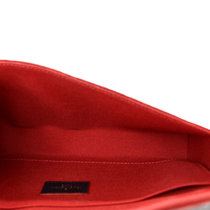 Louis Vuitton Empreinte Pochette Felicie Chain Wallet Marine Rouge 6 of 11