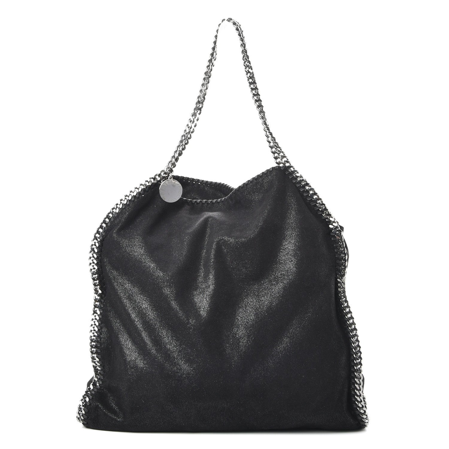 Stella McCartney Shaggy Deer Big Falabella Tote Black 1 of 9