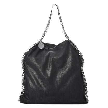 Stella McCartney Shaggy Deer Big Falabella Tote Black 1 of 9