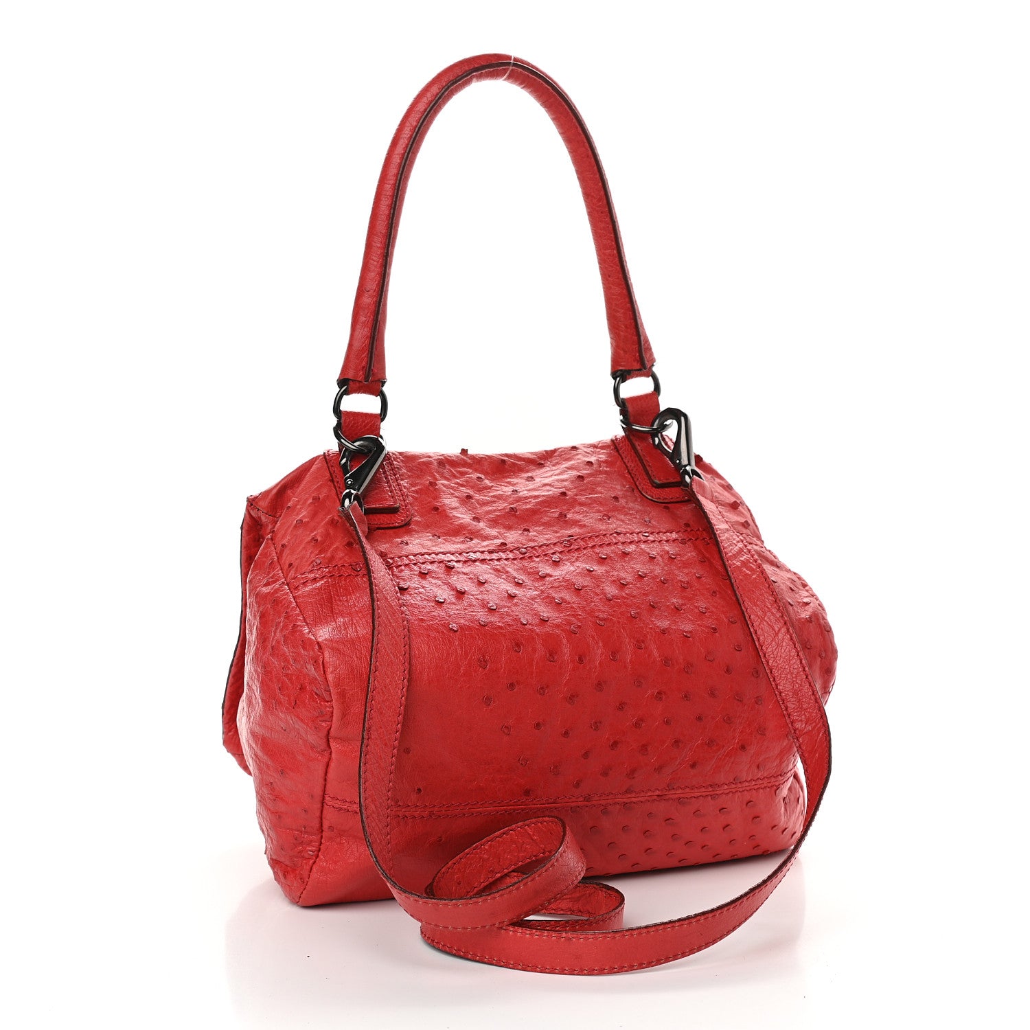 Givenchy Ostrich Small Pandora Red 2 of 9