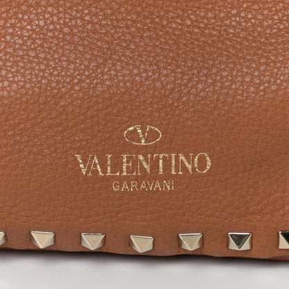 Valentino Garavani Grained Calfskin Medium Rockstud Reversible Tote Parrot Light Cuir 9 of 19