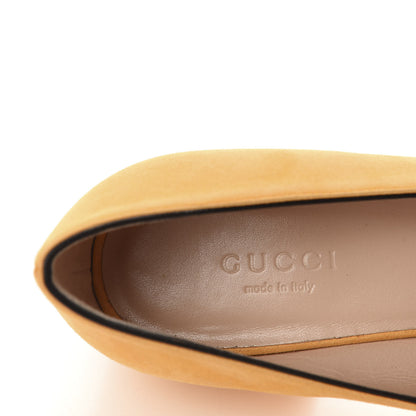 Gucci Kid Scamosciato GG Marmont Fringe Loafers 35.5 Crystal Copper 7 of 10