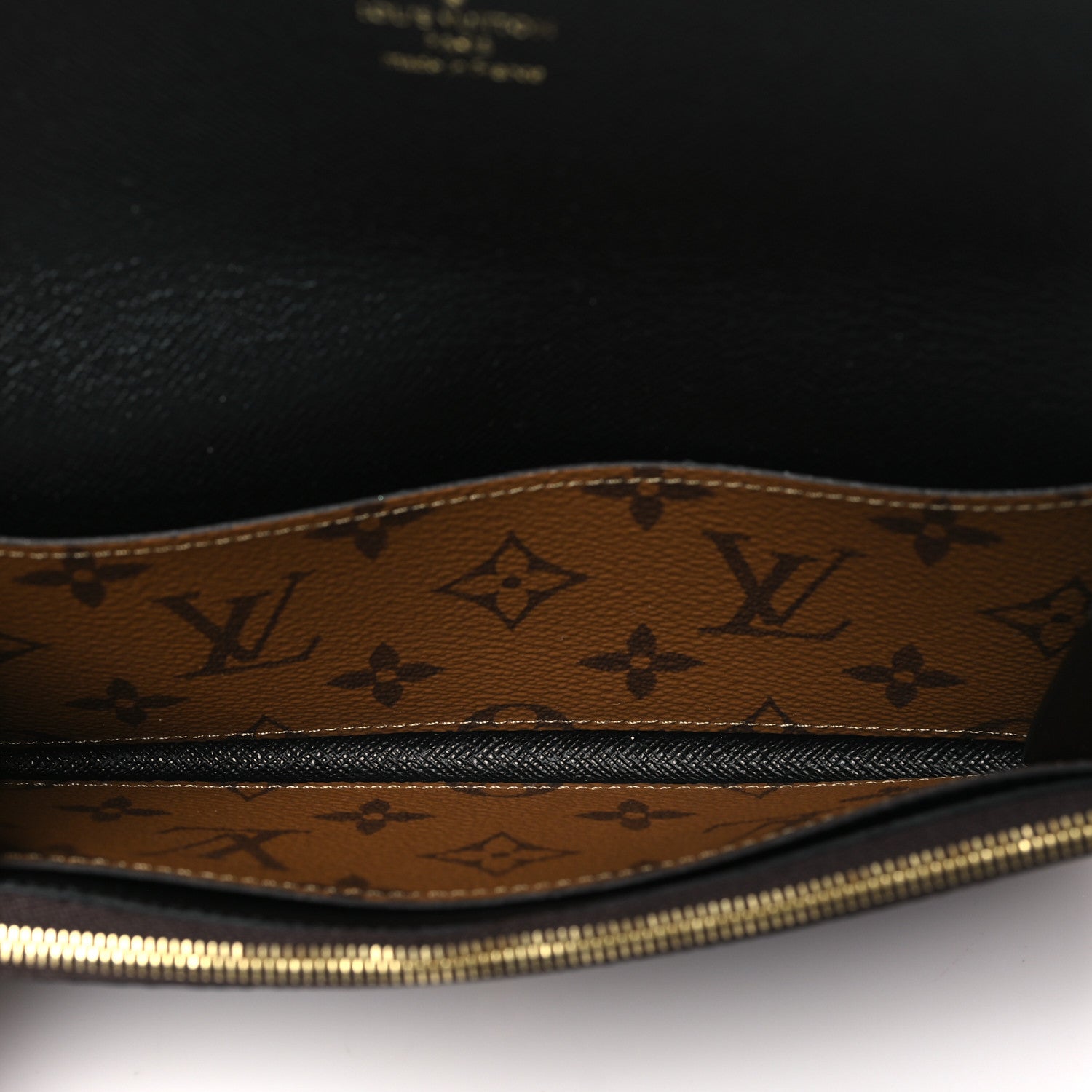Louis Vuitton Reverse Monogram Emilie Wallet 5 of 8