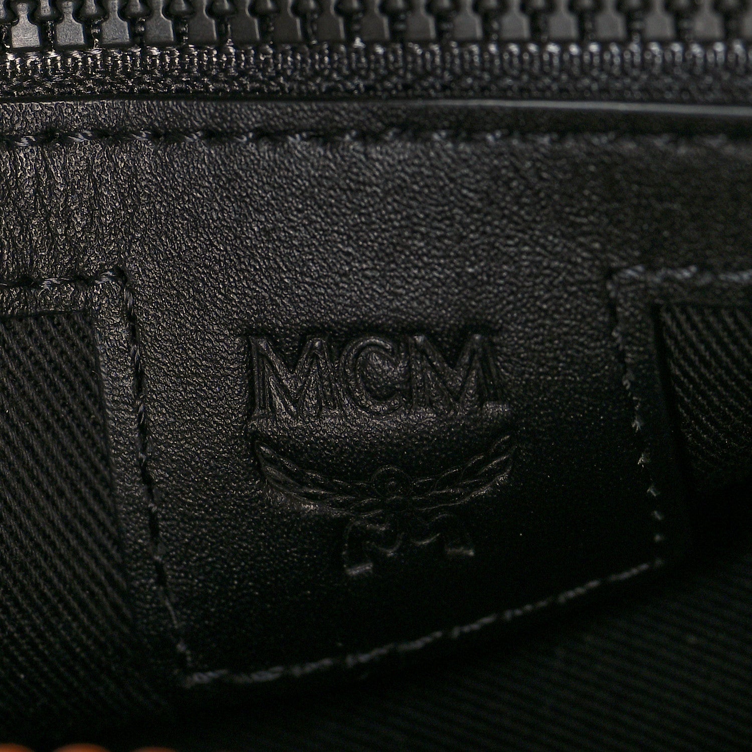MCM Visetos Camera Crossbody Bag Black Cognac 5 of 8