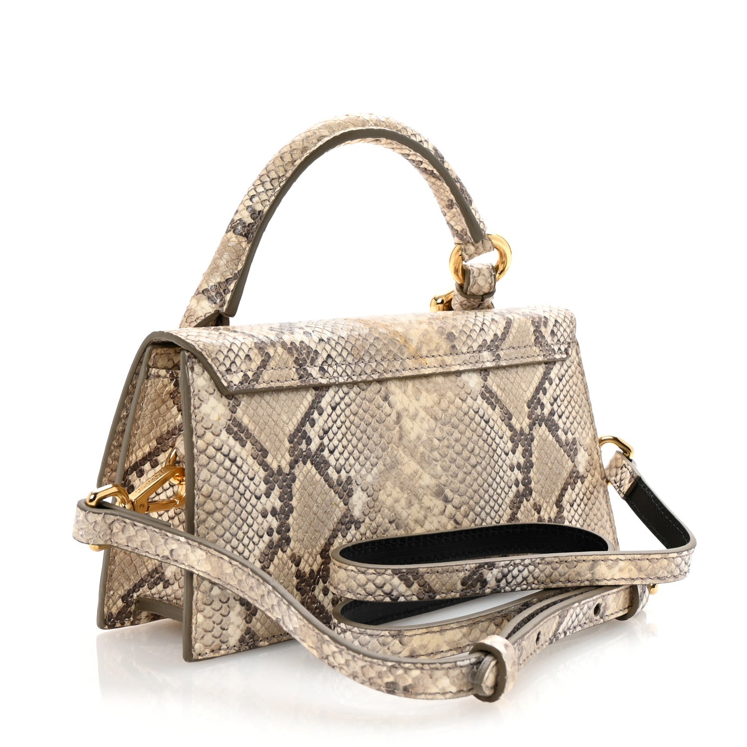 Jacquemus Snakeskin Le Chiquito Boucle Long Beige 3 of 10