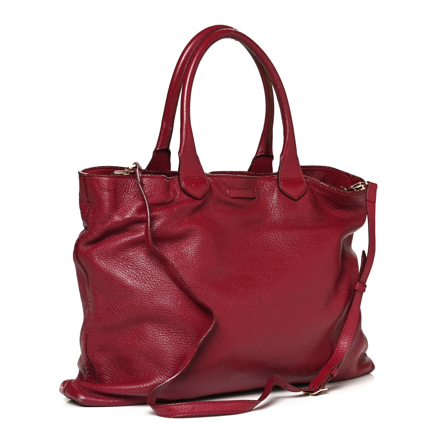 Prorsum Deerskin Tote Red