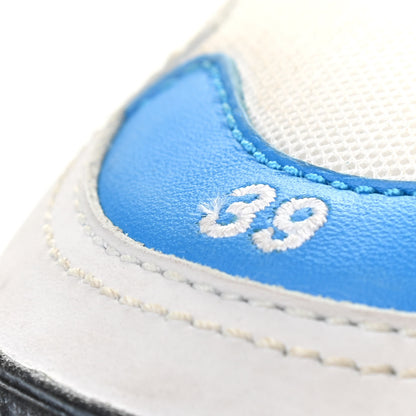 Balenciaga Fabric Mesh Nappa Mens Triple S Sneakers 39 Bleu White Vert Jaune 9 of 9