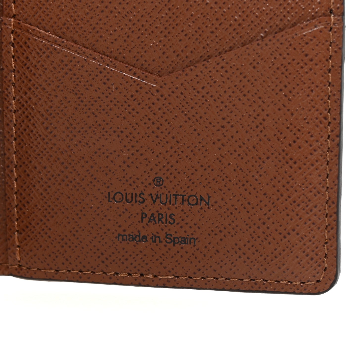 Monogram Pocket Organizer Card Holder NM