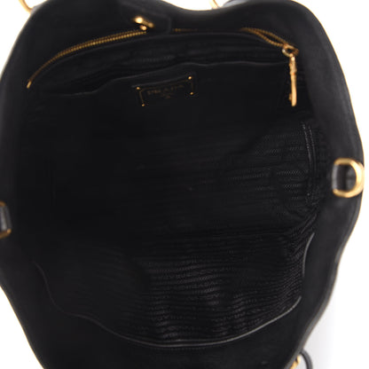 Prada Vitello Phenix Tote Black 5 of 9