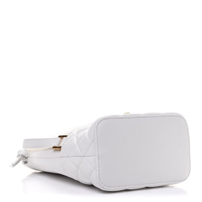 Versace Nappa Quilted Medusa Bucket Bag White 4 of 12
