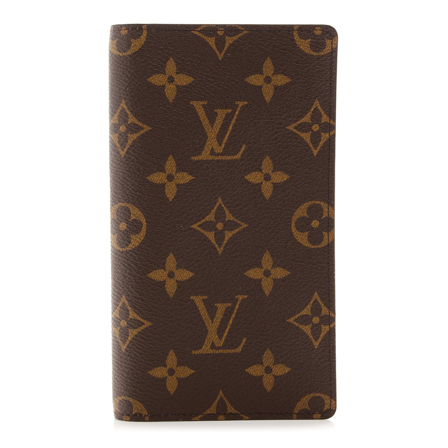 Monogram Checkbook Holder Case Wallet