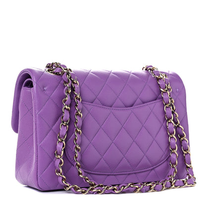 Chanel Caviar Quilted Small Double Flap Purple 3 of 10