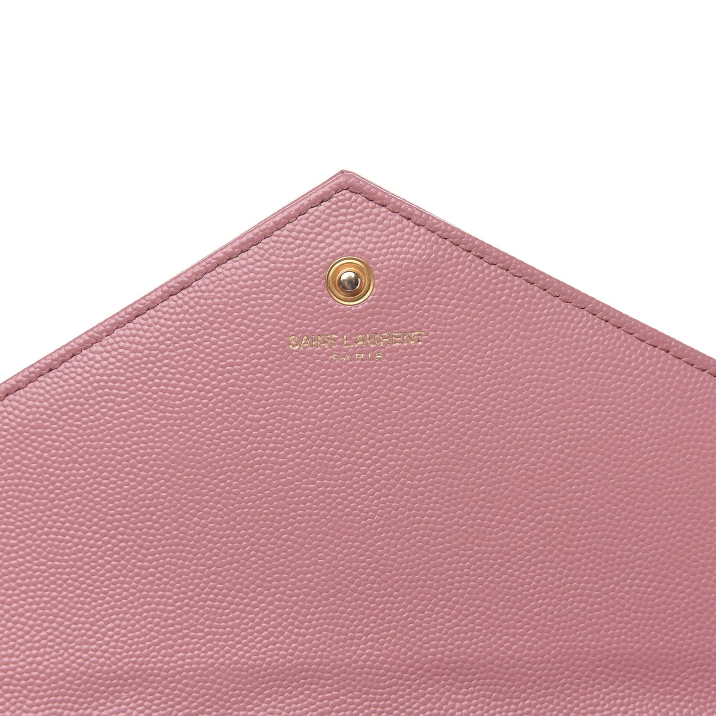Grain De Poudre Matelasse Chevron Monogram Chain Wallet Dark Rose