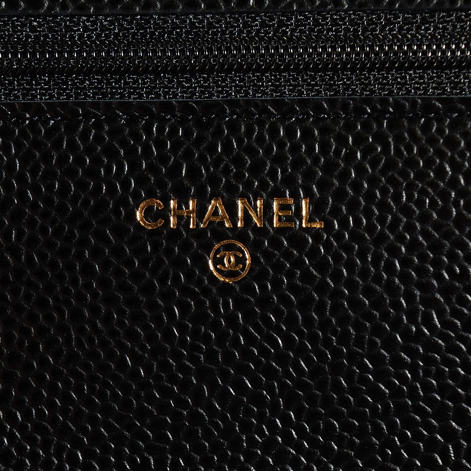 Chanel Caviar Quilted Wallet On Chain WOC Black 6 of 8