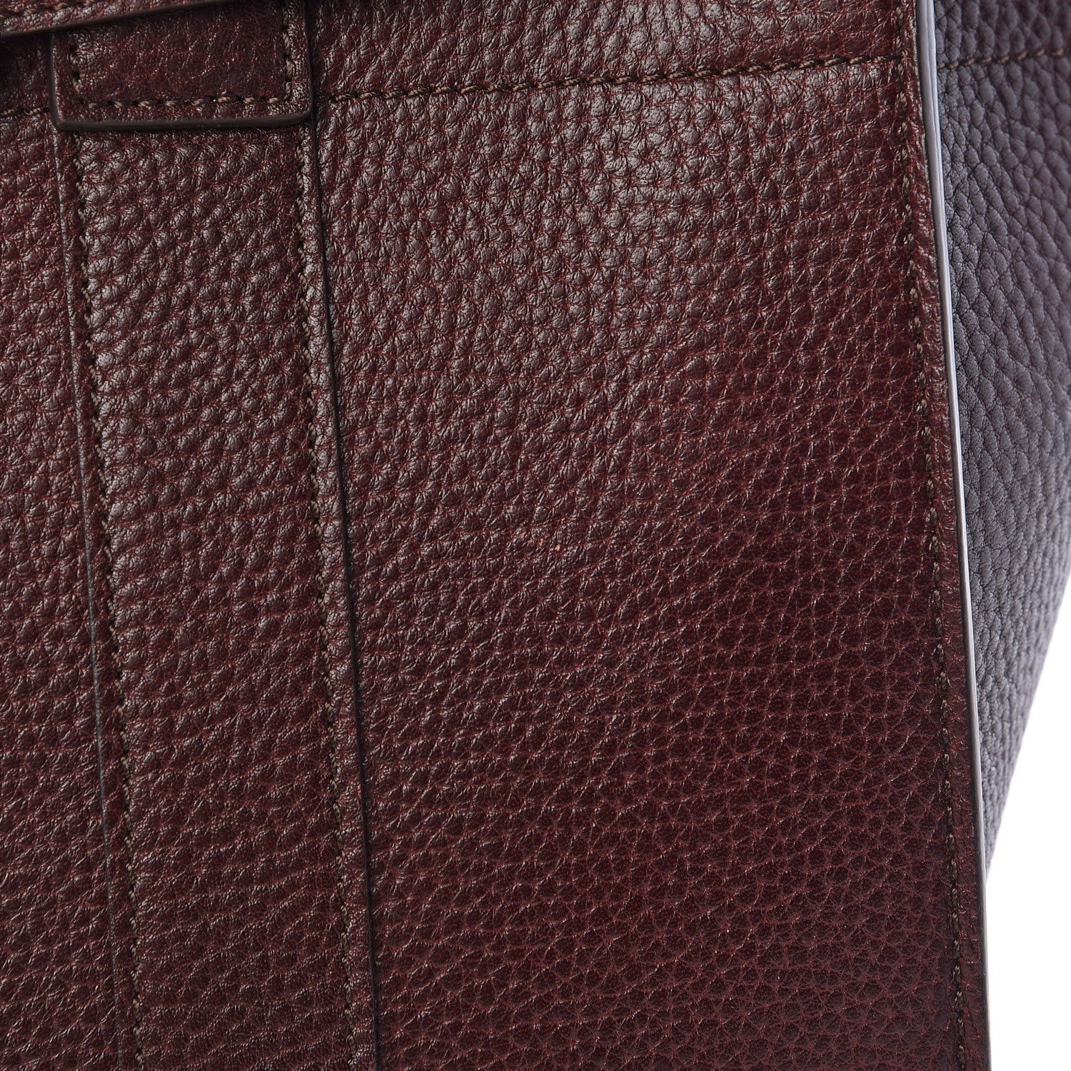Mulberry Grain Vegetable Tanned Calfskin Zipped Bayswater Oxblood 9 of 10