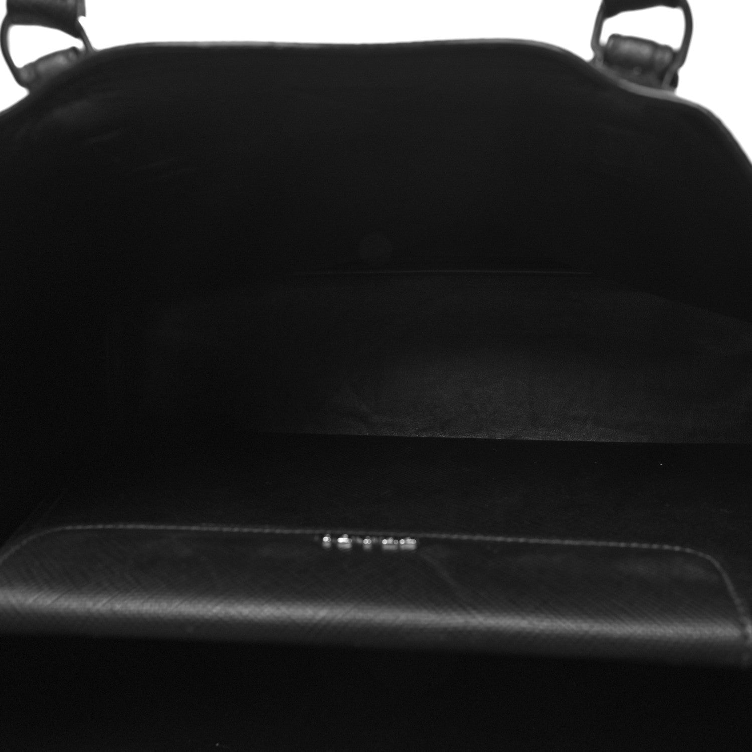 Prada Saffiano Cuir Small Double Handle Tote Black 6 of 12