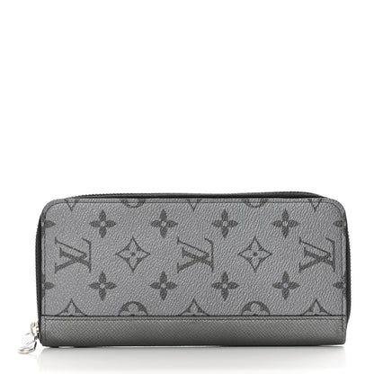 Louis Vuitton Taigarama Vertical Zippy Wallet Silver 3 of 10