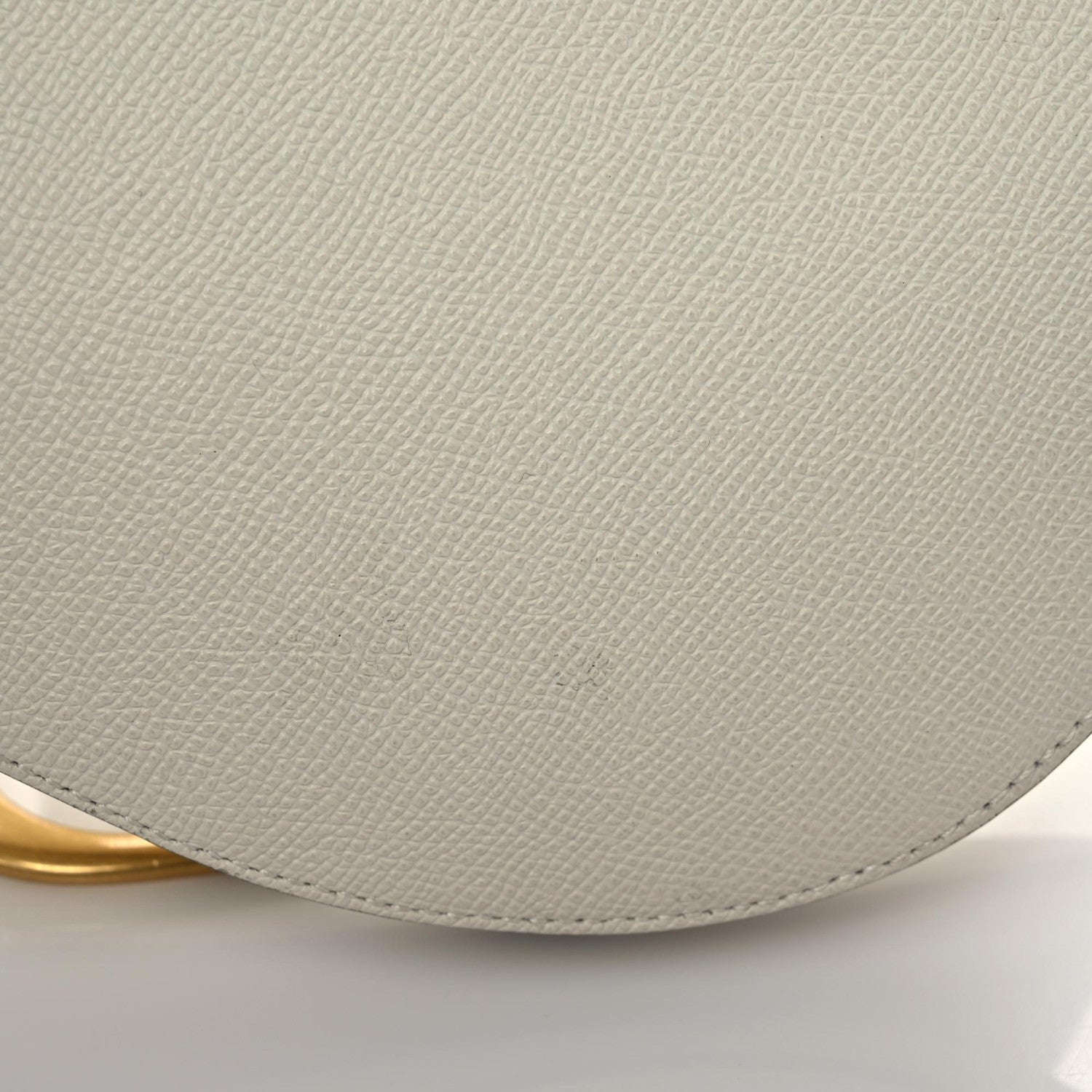 Christian Dior Grained Calfskin Saddle Bag With Strap Latte 10 of 18