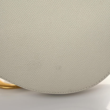 Christian Dior Grained Calfskin Saddle Bag With Strap Latte 10 of 18
