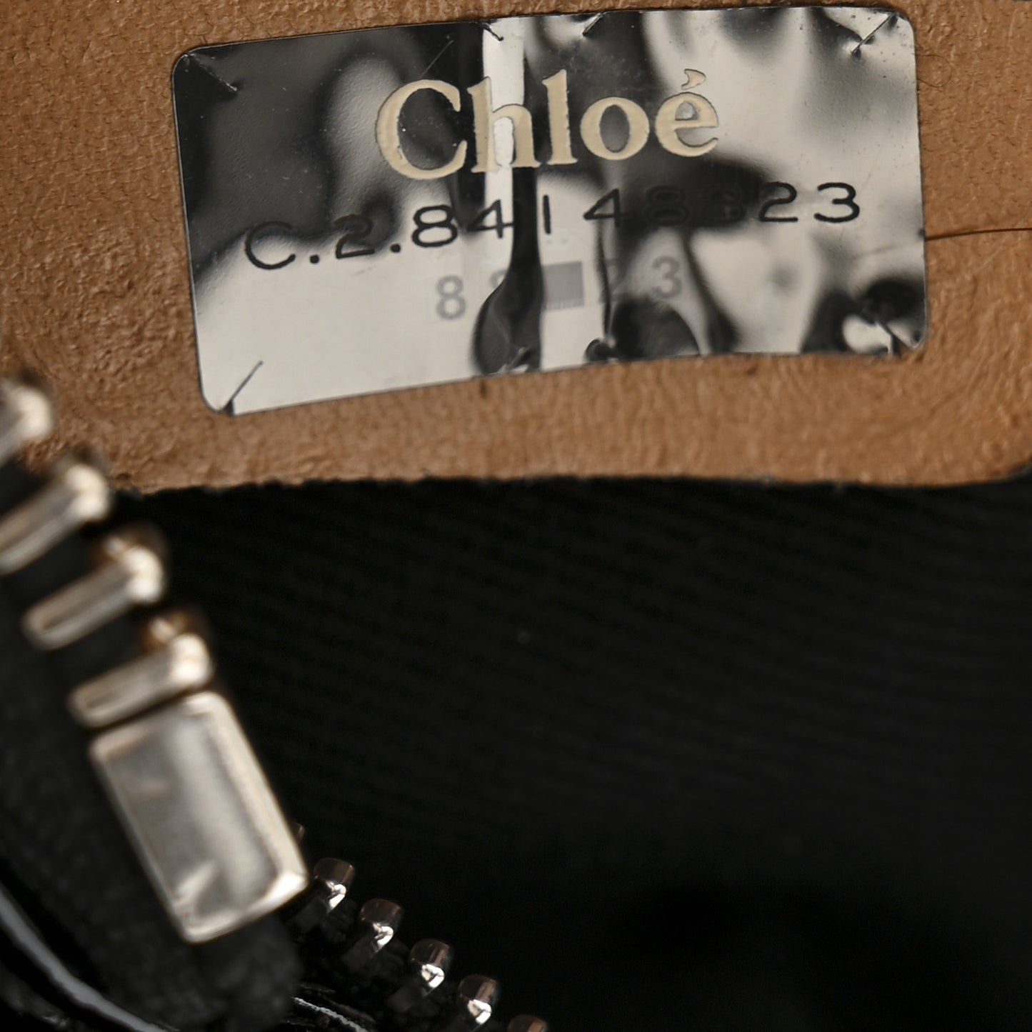 Crinkled Patent Medium Paddington Satchel Black