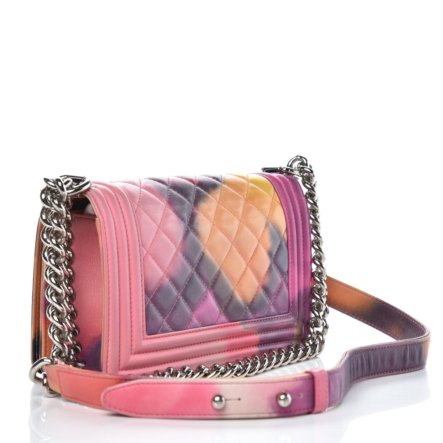 Chanel Lambskin Quilted Small Flower Power Boy Flap Multicolor 3 of 13