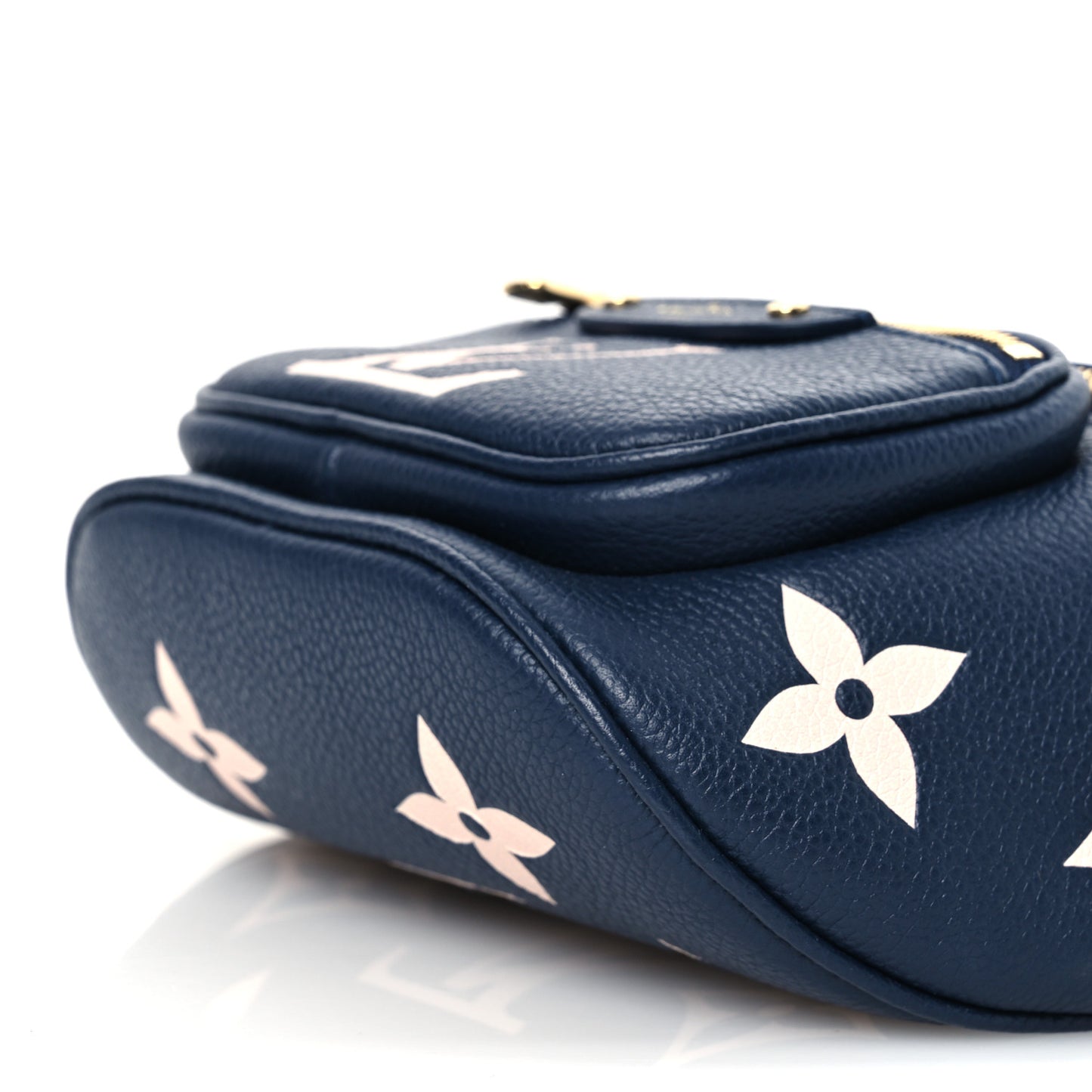 Empreinte Monogram Giant Mini By The Pool Bumbag Navy Creme