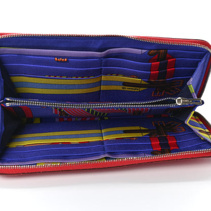 Hermes Epsom Silk'In Wallet Rouge Tomate 5 of 9