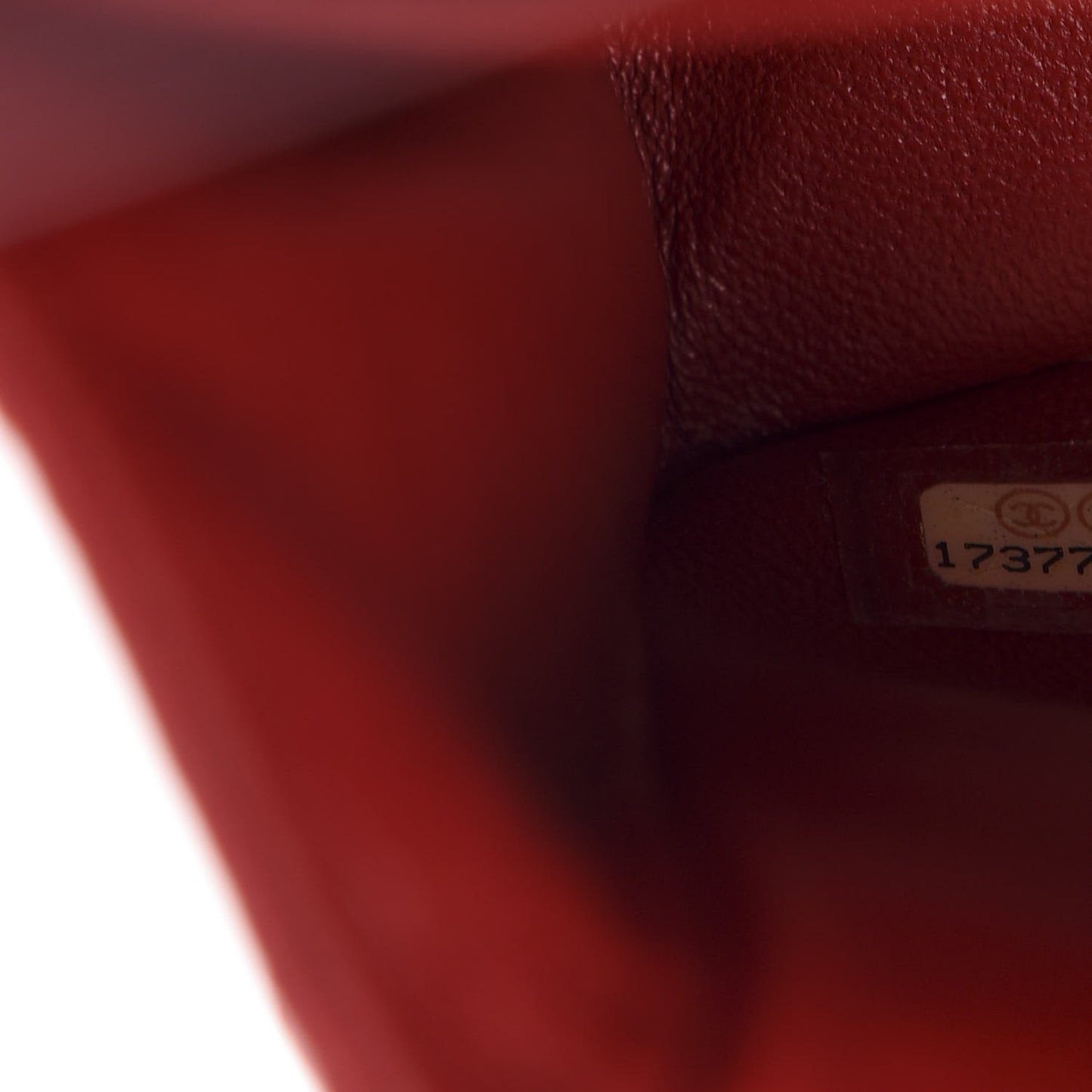 Lambskin Quilted Medium Double Flap Red