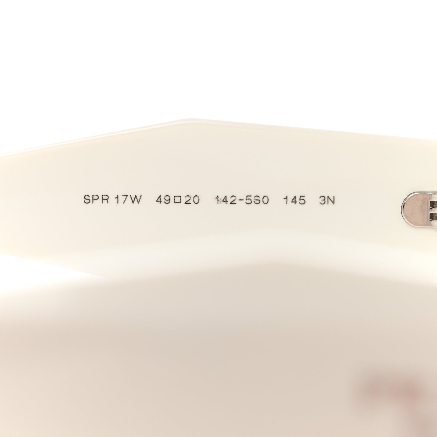 Acetate Symbole Sunglasses SPR 17W White