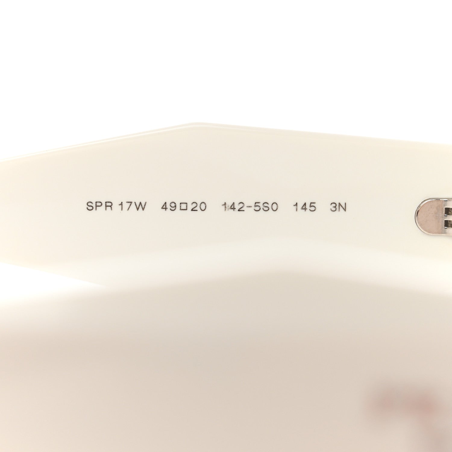 Prada Acetate Symbole Sunglasses SPR 17W White 7 of 8