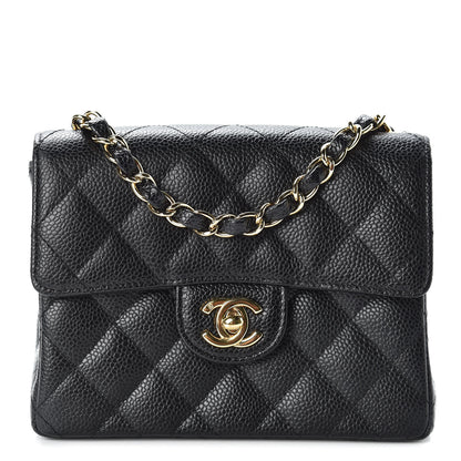 Chanel Caviar Quilted Mini Square Flap Black 1 of 9