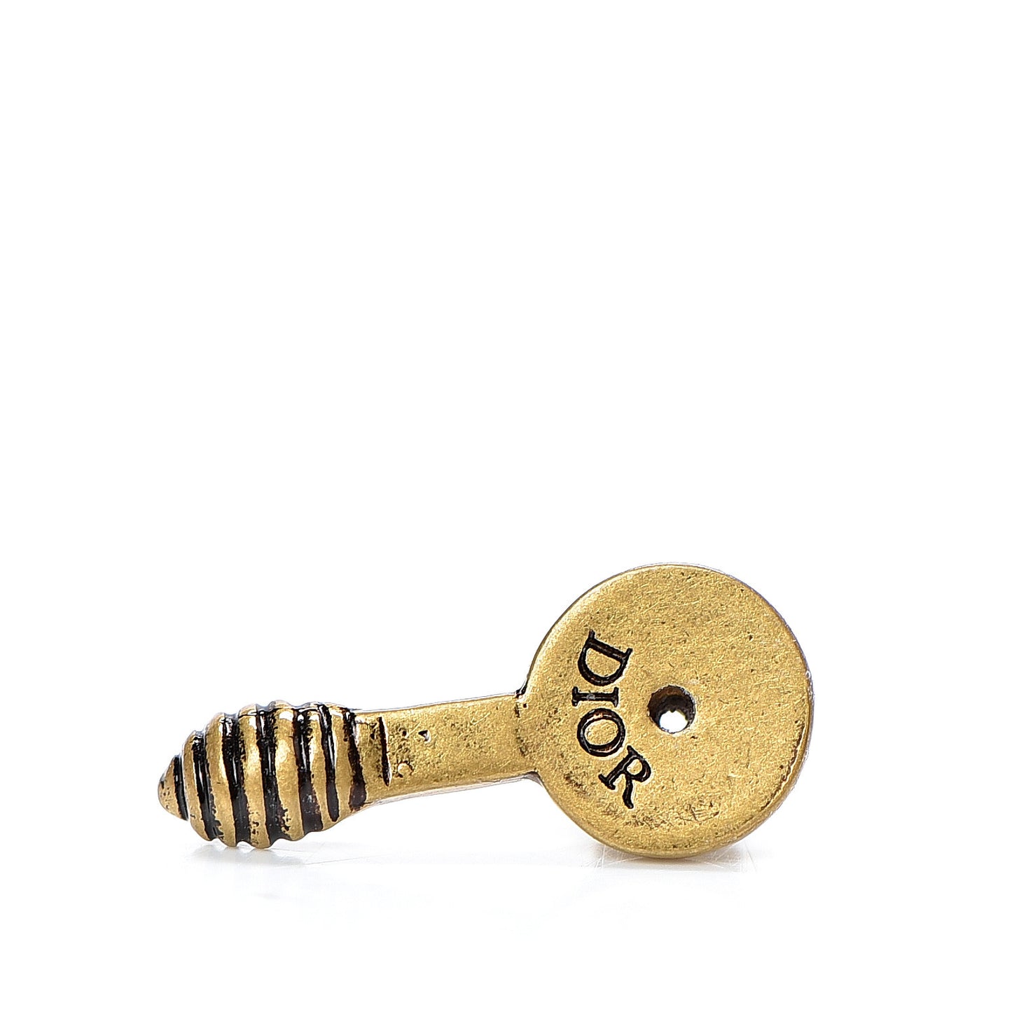 Metal J'Adior Earrings Aged Gold