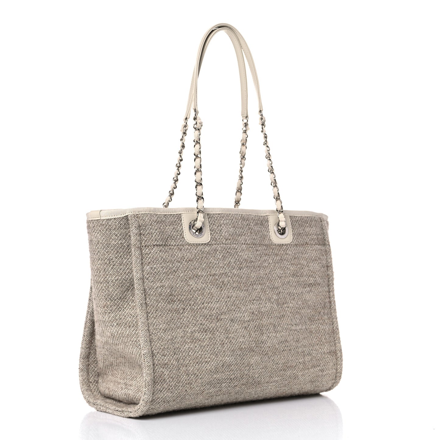 Mixed Fibers Small Deauville Tote Light Grey