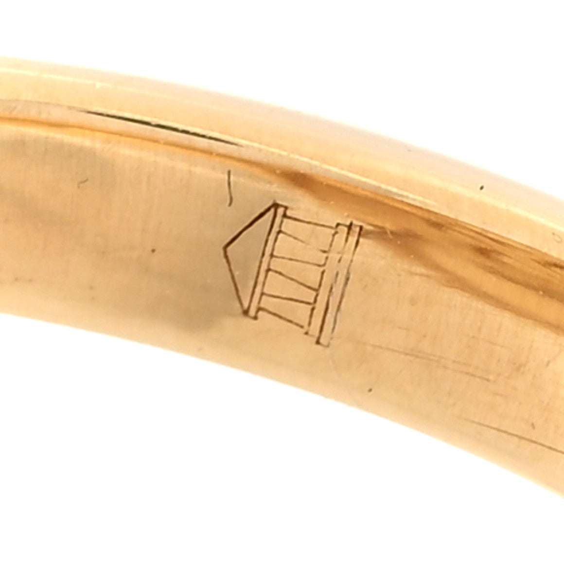 Temple St. Clair 18K Yellow Gold Diamond Angel Ring 52 6 5 of 6