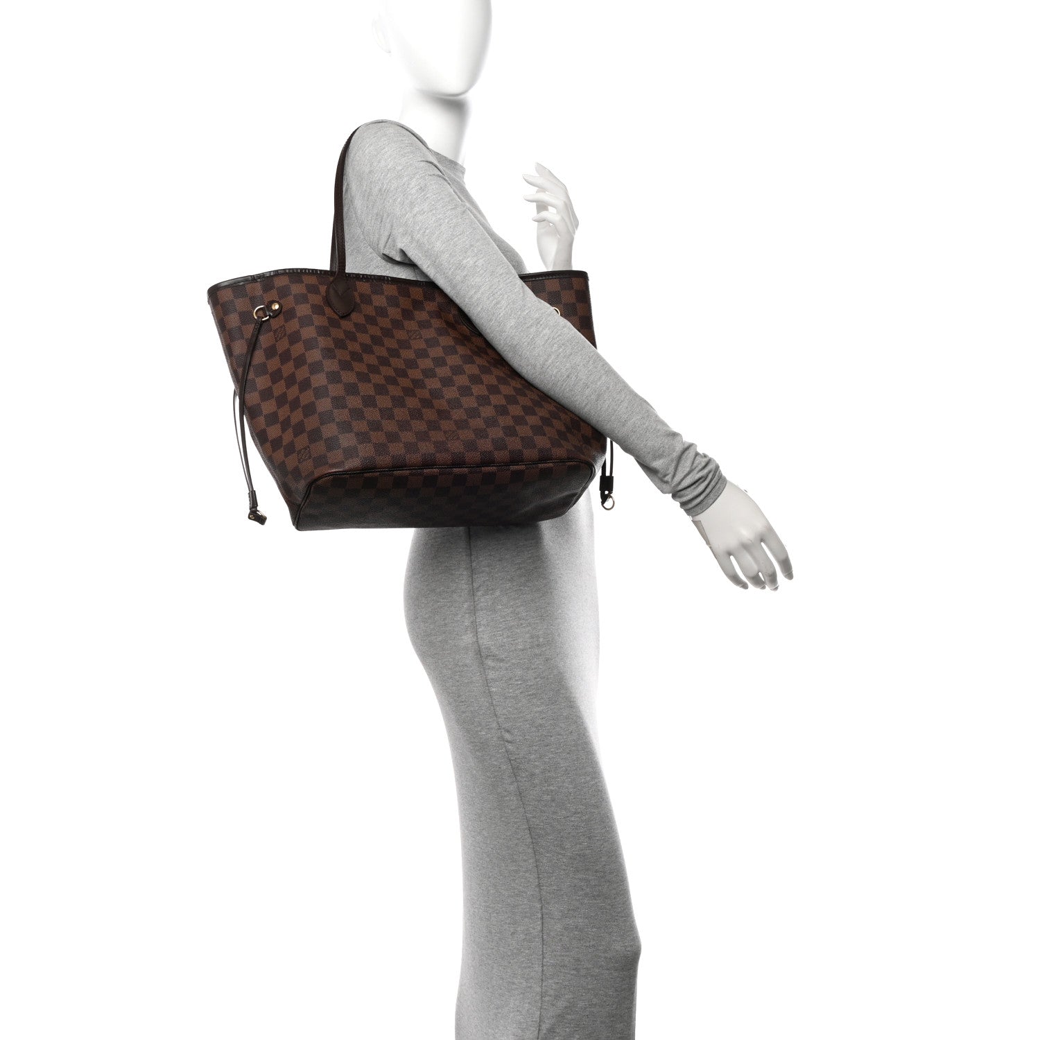 Louis Vuitton Damier Ebene Neverfull MM 3 of 11