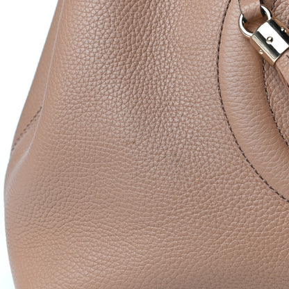 Gucci Pebbled Calfskin Medium Soho Chain Shoulder Bag Camelia 12 of 12