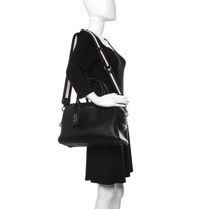 Marc Jacobs Pebbled Calfskin Gotham Bauletto Satchel Black 2 of 12