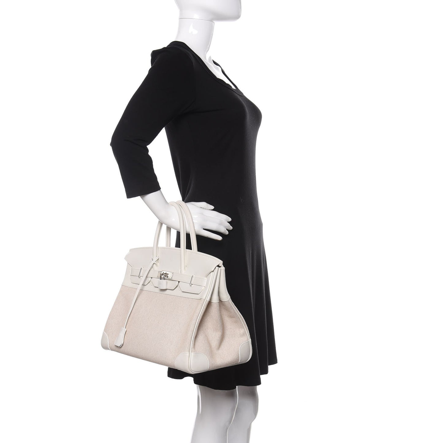 Toile Swift Birkin 35 White