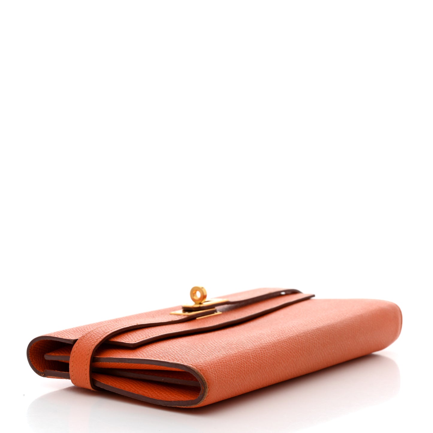 Epsom Kelly Longue Wallet Orange
